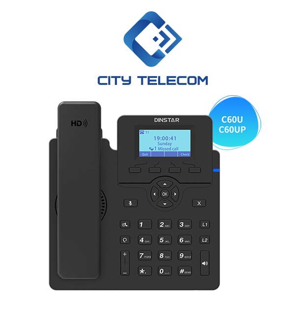 Điện thoại IP Dinstar C62UP